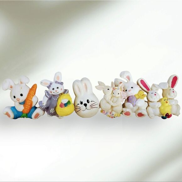 Easter Bunny Pendants Lot - Picture 1 of 2